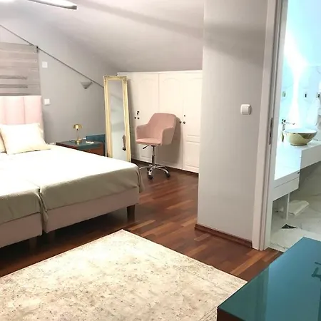 Beautiful Maisonette With A View To The Mountains And The Sea Agia Marina  Exterior foto